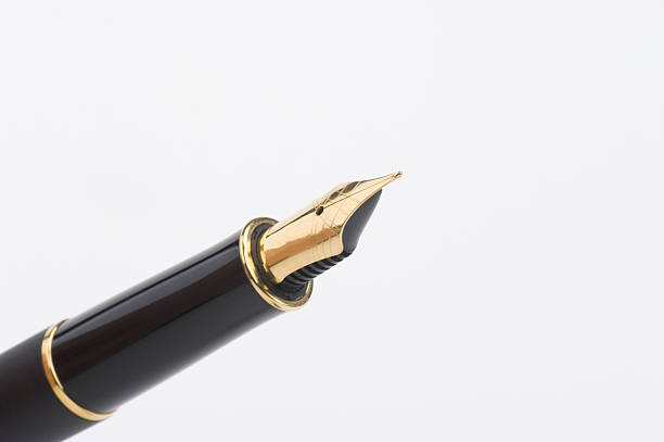 istock Gold pen close-up 119497636