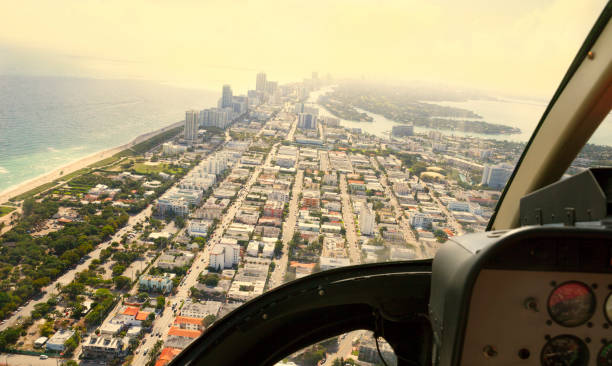 istock Miami Aerial View from a helicopter 1194984175