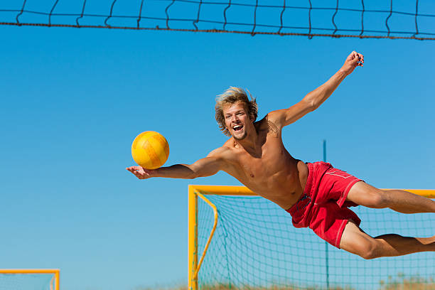 Sun, Sand, Beach Volleyball and a lifestyle sport that everyone can play. On the beach in Turks and Caicos.