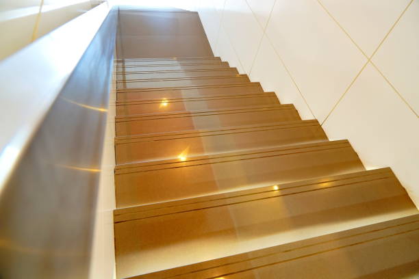istock Stairs terrazzo floor walkway down 1194986146