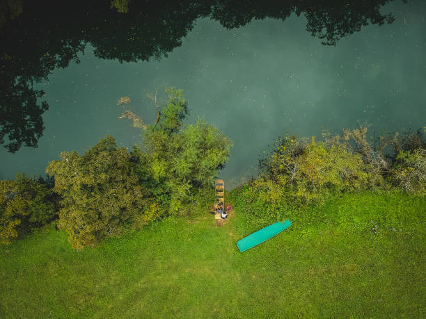 istock Aerial view of Lahinja river 1194998264