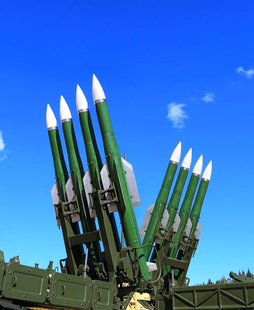 istock Soviet anti-aircraft missiles 1195004090