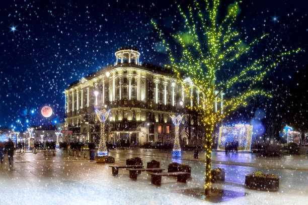 istock Christmas time in Warsaw, Poland 1195010682