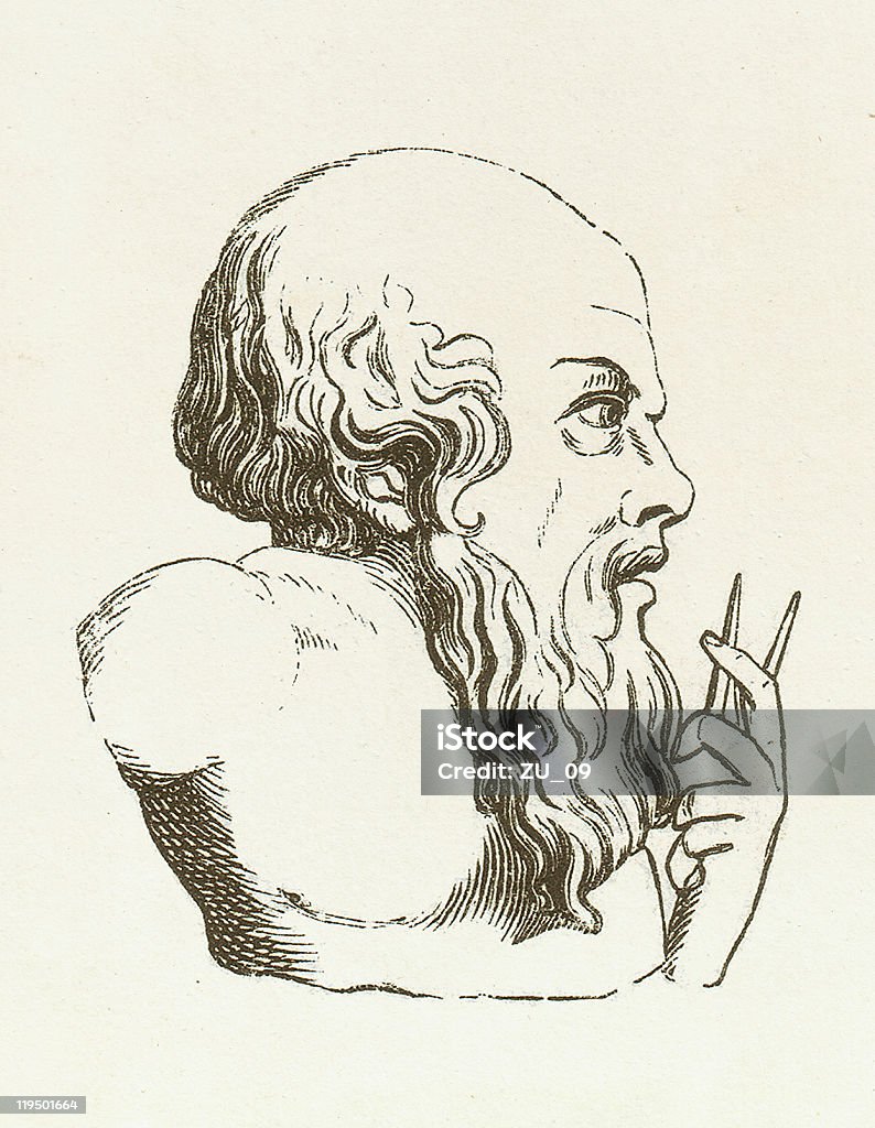 Die Archimedes Von Syracuse (circa 287 BC, - 212 BC - Lizenzfrei Archimedes Stock-Illustration