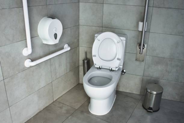 istock Interior of a disabled restroom 1195016854