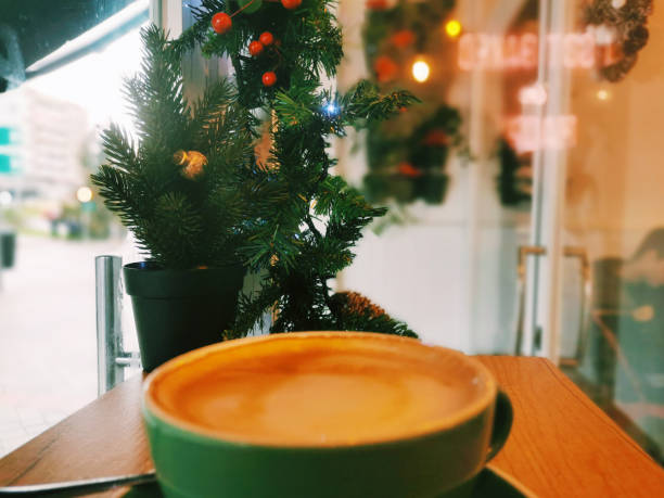 istock Morning coffee for christmas 1195017510