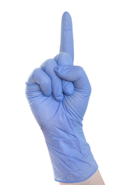 istock Doctor Giving Number One Hand Gesture 119501828