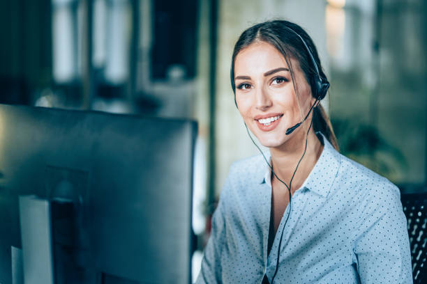 istock Answering your call with a smile 1195021024