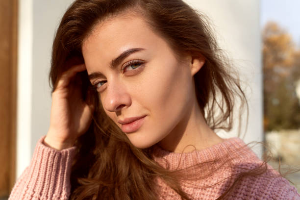 istock Freelance turned, gentle eyes looking at camera 1195021294