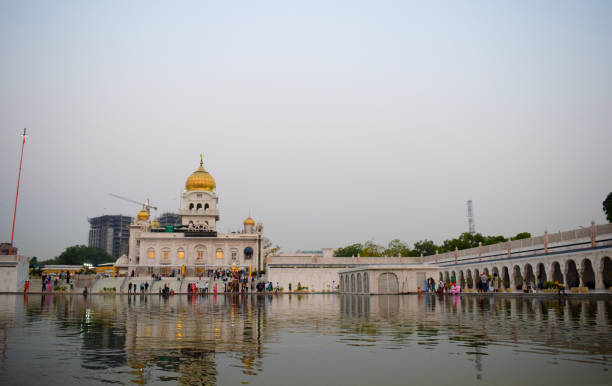 istock Inside view of Sikh temple in Delhi India, Sikh Gurudwara inside view 1195023103