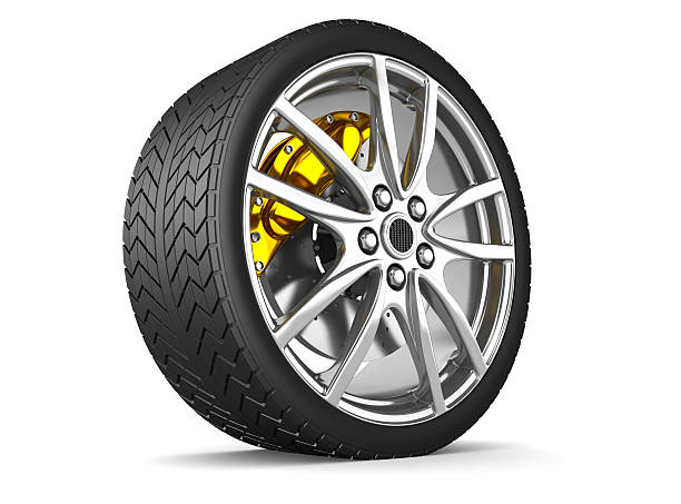 istock Alloy wheel and tire 119502377