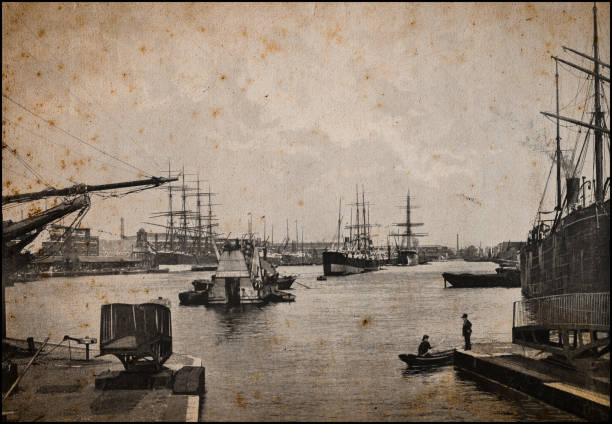 Antique London's photographs: West India import dock