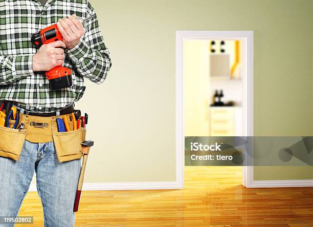 Home Work Stock Photo - Download Image Now - Adult, Blue-collar Worker, Building Contractor