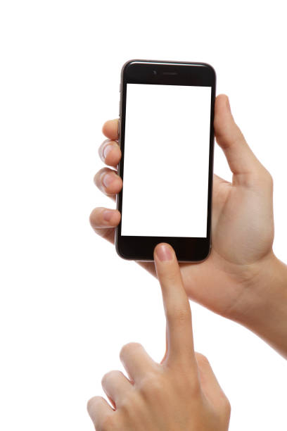 istock Smart phone in male hand 1195030866