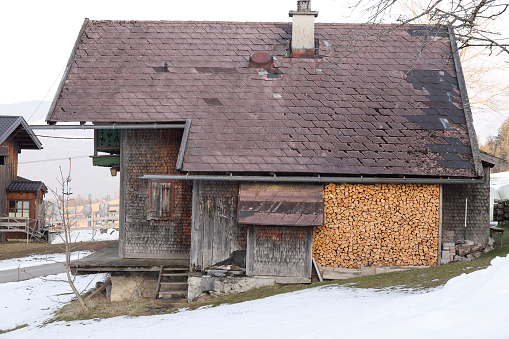 Small wooden house in Austria