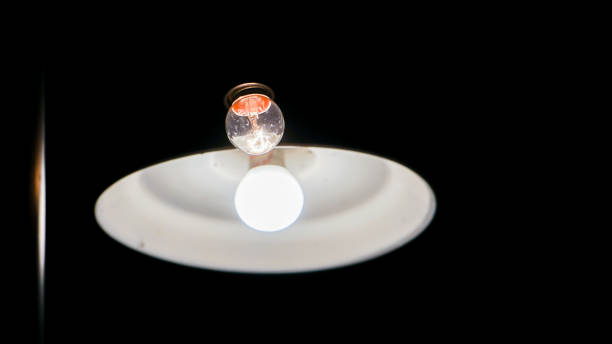 istock LED lamp in Copper Lampshade 1195045179