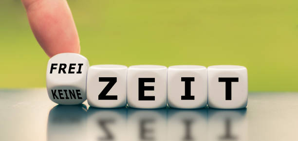 istock Hand turns a dice and changes the German expression 