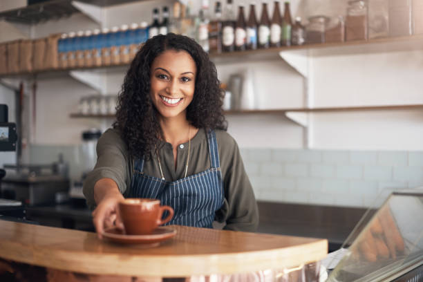 istock Service with a smile is my motto 1195053349