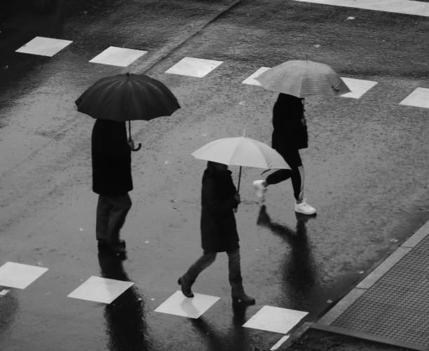 istock People walking in the rain 1195055047