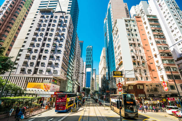 istock Hong Kong street scene 1195055868