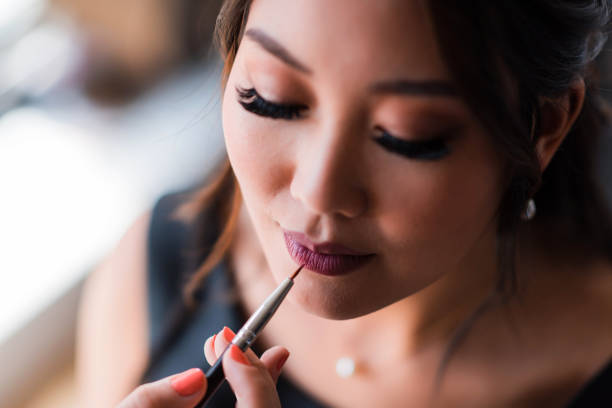 istock Lipstick and make up is ready for the celebration party 1195059133