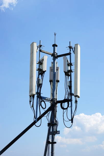 istock Mobile phone base station towers 1195069646