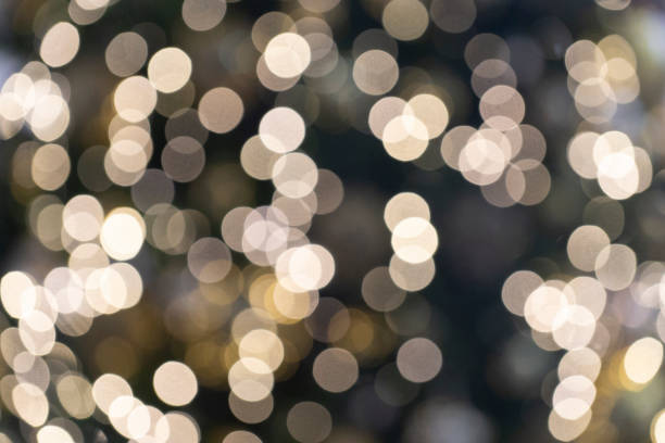 istock Abstract christmas background with blur bokeh effect 1195075882