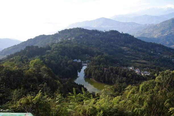 istock Himalayan lake on tha way to silk route, sikkim,India 1195083028