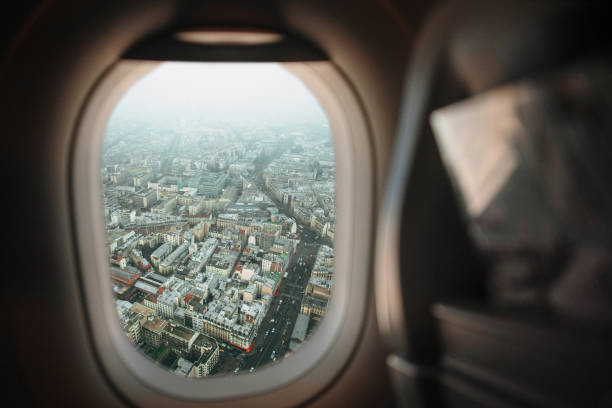 istock City as seen from airplane window 1195085333