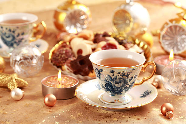 istock Tea for Christmas with sweet cookies 119509673