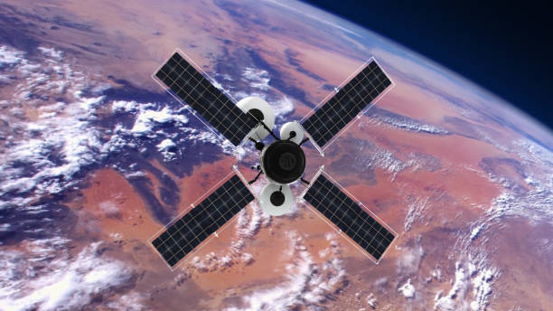 istock Spy Satellite orbiting Earth. NASA Public Domain Imagery 1195098323