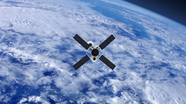 istock Spy Satellite orbiting Earth. NASA Public Domain Imagery 1195098327