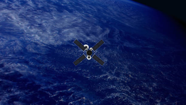 istock Spy Satellite orbiting Earth. NASA Public Domain Imagery 1195098339