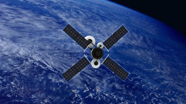 istock Spy Satellite orbiting Earth. NASA Public Domain Imagery 1195098349