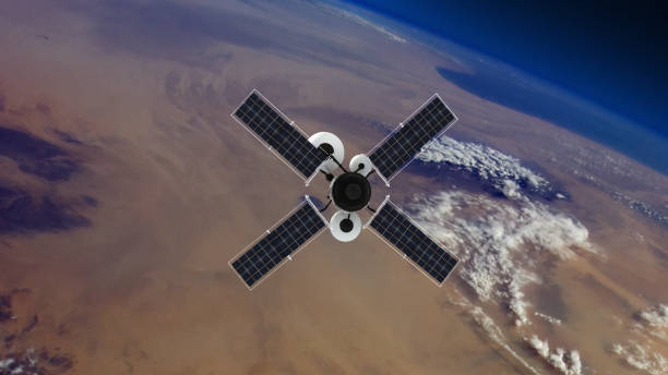 istock Spy Satellite orbiting Earth. NASA Public Domain Imagery 1195099134