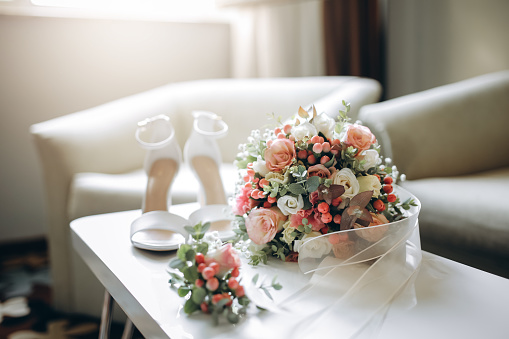 Rustic wedding bouquet