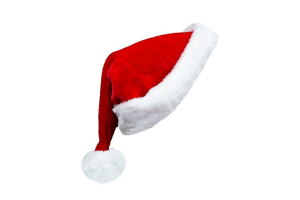 istock Christmas red Christmas hat on white background. Isolate. 1195106633