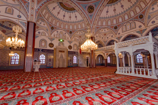 istock İnterior of Manavgat kulliye mosque 1195111055