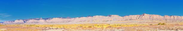 istock Moab Panorama views of desert mountain ranges along Highway 191 in Utah between Moab and Price in fall. Scenic nature near Canyonlands and Arches  National Park. United States of America. USA. 1195113603