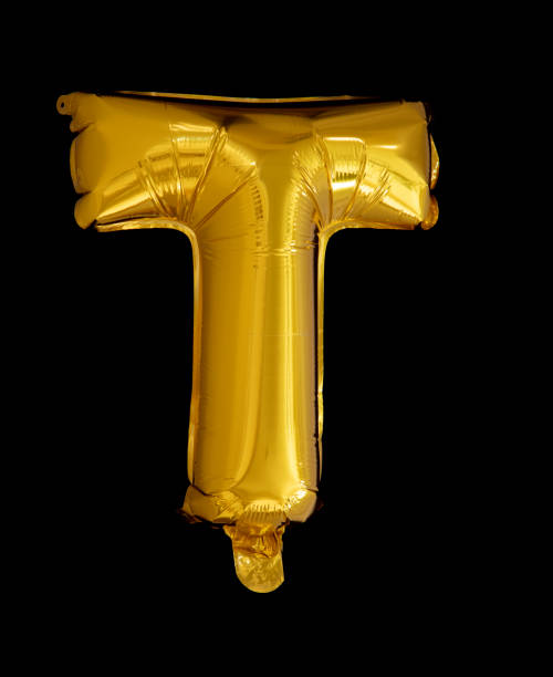 istock Gold Foil Balloons Alphabet 1195116188