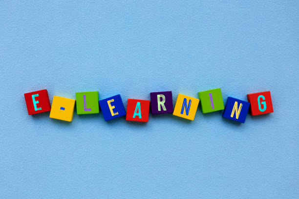 istock Close-Up Of E-Learning Text On Toy Blocks 1195121738