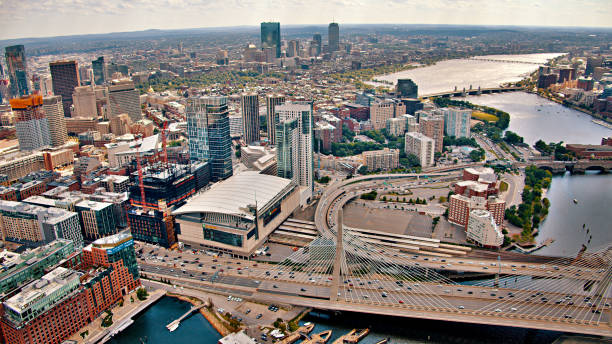 istock Aerial View of Boston 1195125239