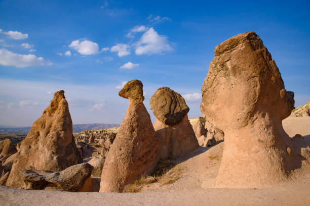 istock Devrent Valley / Imaginary Valley, a valley full of unique rock formations in Cappadocia, Turkey 1195127112