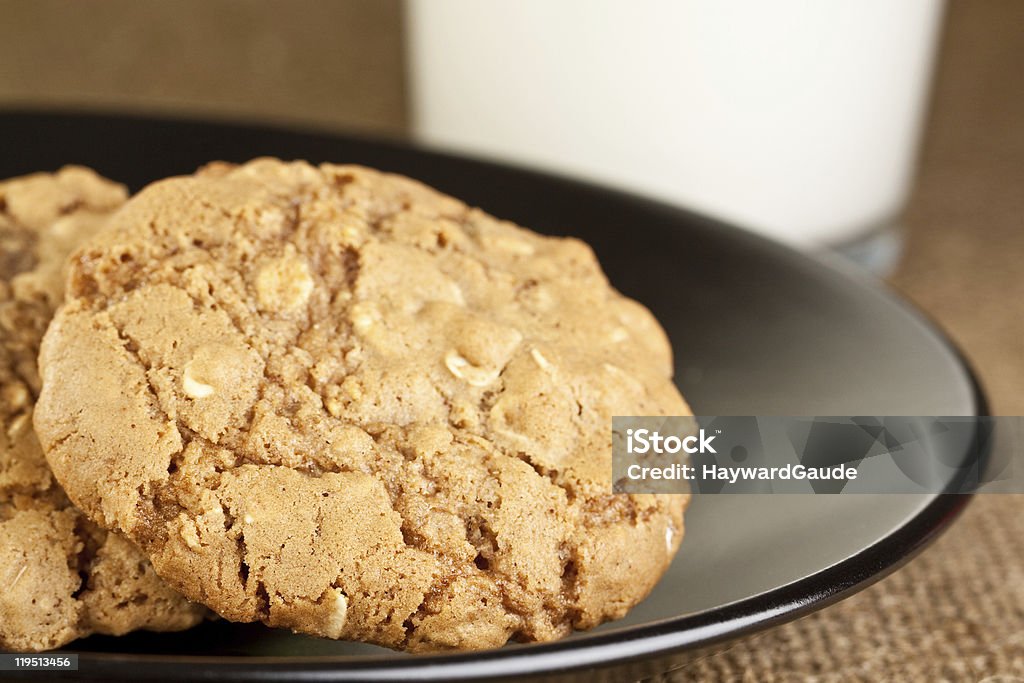 Oatmeal cookies  Baked Stock Photo