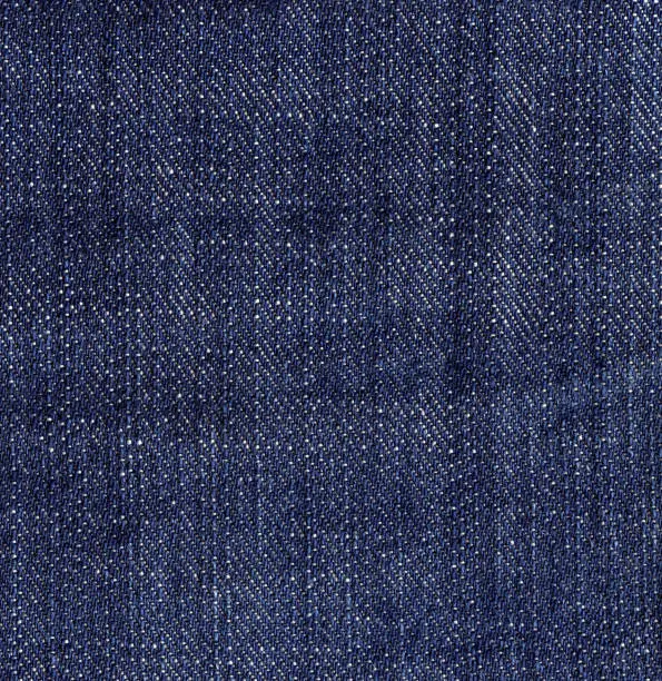 Blue Jeans Denim Texture.  Dark Background