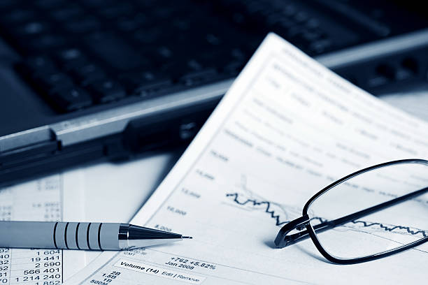 istock Stock market reports 119513615
