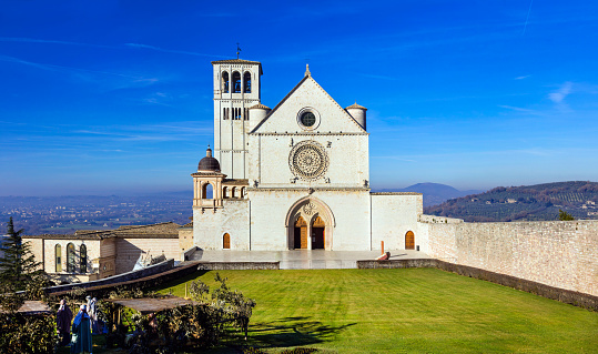 famous Assisi medieval town in Umbria