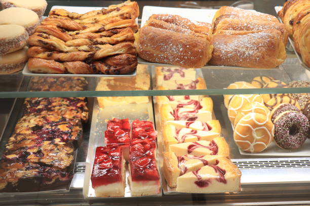 istock Confectionery in shop window 1195139465