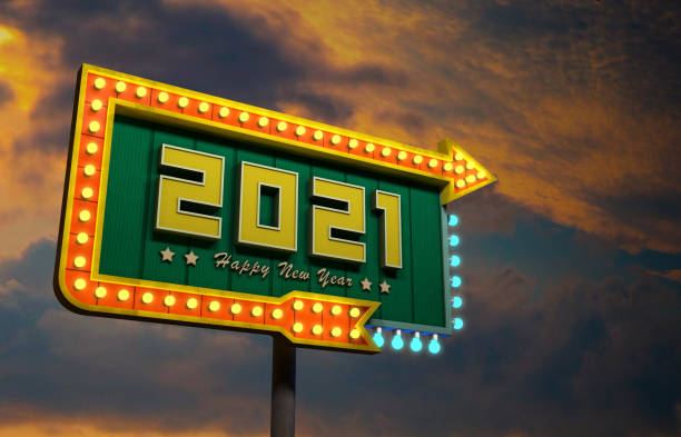 istock New Year 2021 Creative Design Concept 1195150362