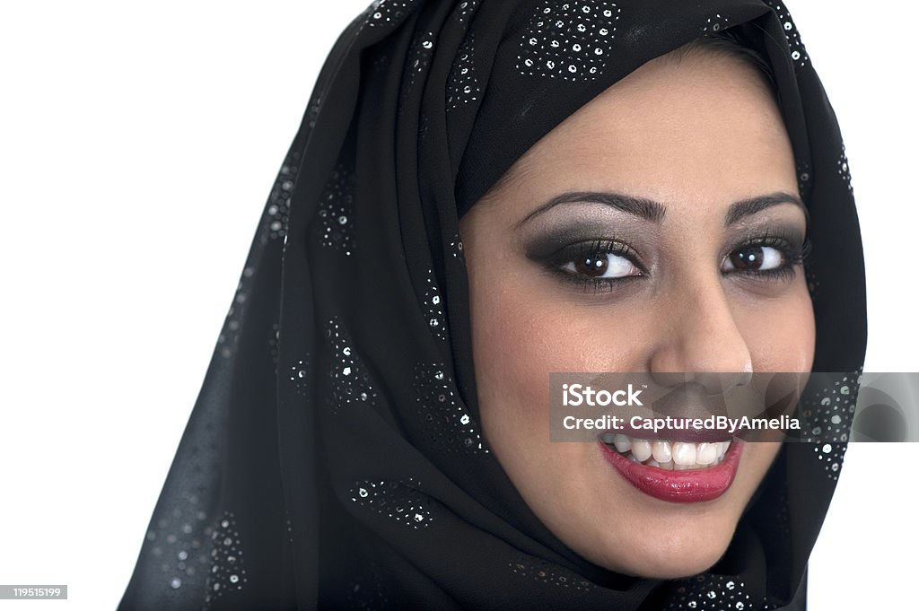 Belle femme arabe musulman - Photo de Abaya - Vêtement libre de droits